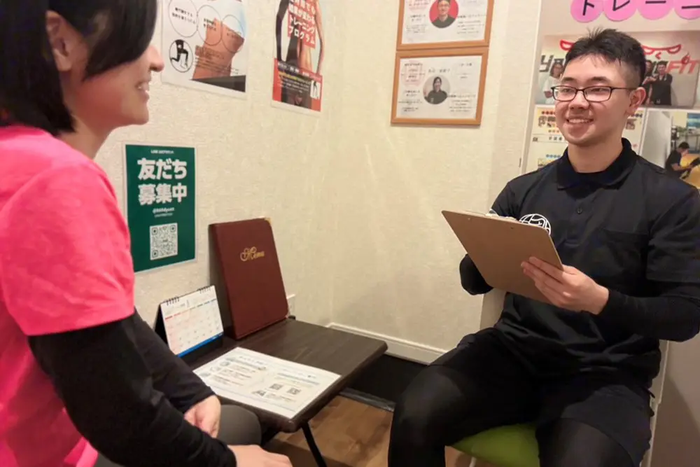 Dr.Fit Plus 東京一之江店 パーソナルトレーナー：反町聡 カウンセリング
